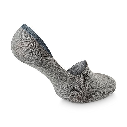 Herzberg Invisible Socks Füsslinge 10 Paar (DE/NL/SE/PL, Numerisch, 35, 38, Regular, Regular, Grau) von Herzberg