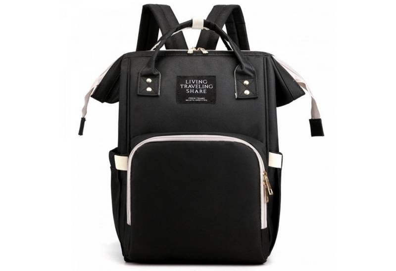 Herzberg Rucksack Herzberg Multifunktionale Wickeltasche in Schwarz (1-tlg) von Herzberg