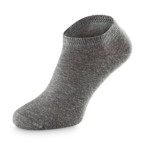 Herzberg Sneaker Socken für Damen Herren 12 Paar (as3, numeric, numeric_39, numeric_42, regular, regular, Grau) von Herzberg