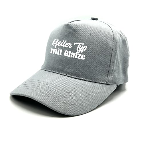 Herzbotschaft Baseball Cap | Schirmmütze | Geiler Typ mit Glatze | Farbwahl | Unisex Baseball Mütze | hochwertiger Druck | OneSize durch verstellbaren Klettverschluss von Herzbotschaft