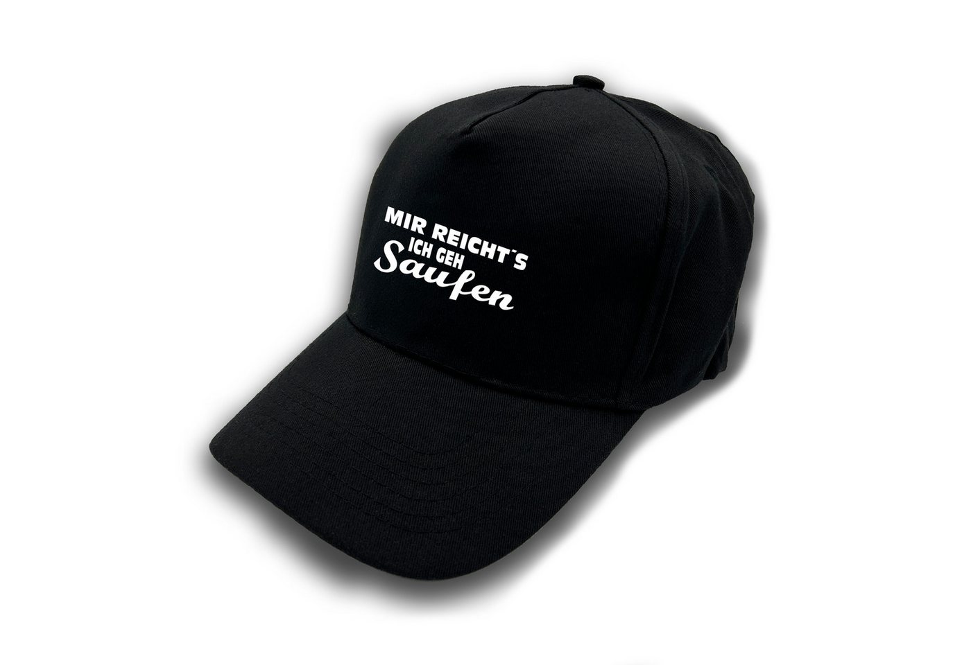 Herzbotschaft Baseball Cap Schirmmütze mit Spruch MIR REICHT´S ICH GEH SAUFEN One Size durch verstellbaren Klettverschluss Herzbotschaft Baseball Cap Schirmmütze mit Spruch MIR REICHT´S ICH GEH SAUFEN One Size durch verstellbaren Klettverschluss von Herzbotschaft
