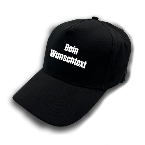 Herzbotschaft personalisierte Baseball Cap | Schirmmütze | WUNSCHTEXT | Farbwahl | Unisex Baseball Mütze | hochwertiger Druck | OneSize durch verstellbaren Klettverschluss von Herzbotschaft