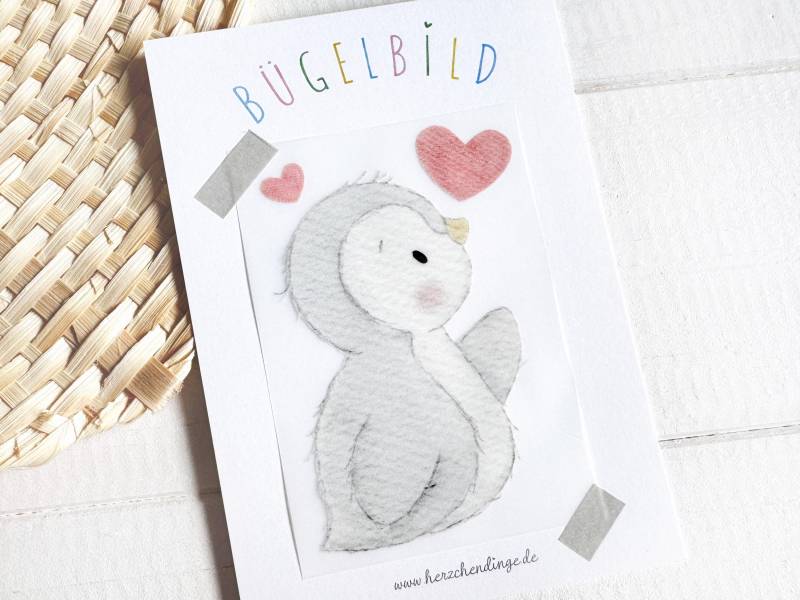 Niedliches Bügelbild Pinguin Niedliches Bügelbild Pinguin von Herzchendinge