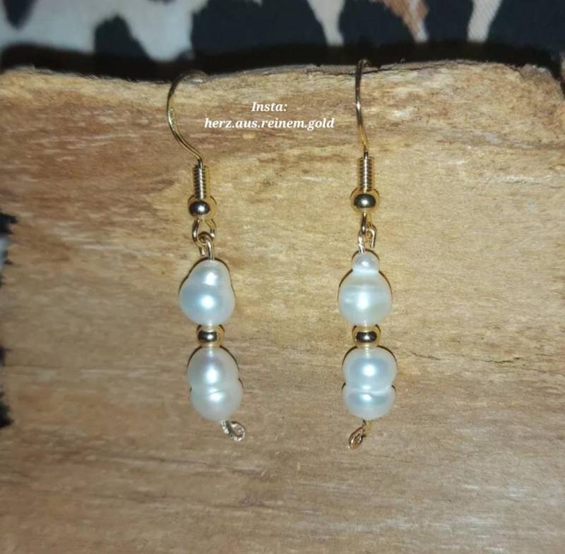 Echte Barock Perlen Weiß Süßwasserperle Ohrringe 925 Silber Vergoldet/Schmuck Geschenk Love Beziehung Romantisch Feminin Echte Barock Perlen Weiß Süßwasserperle Ohrringe 925 Silber Vergoldet/Schmuck Geschenk Love Beziehung Romantisch Feminin von HerzderMonstera