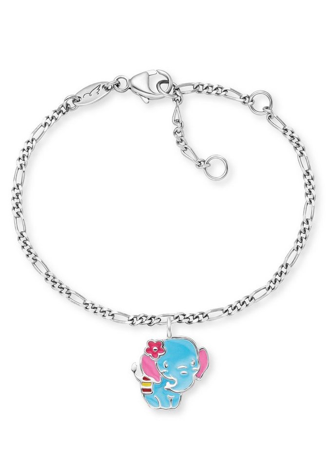 Herzengel Armband Elefant, HEB-ELEPHANT, mit Emaille von Herzengel