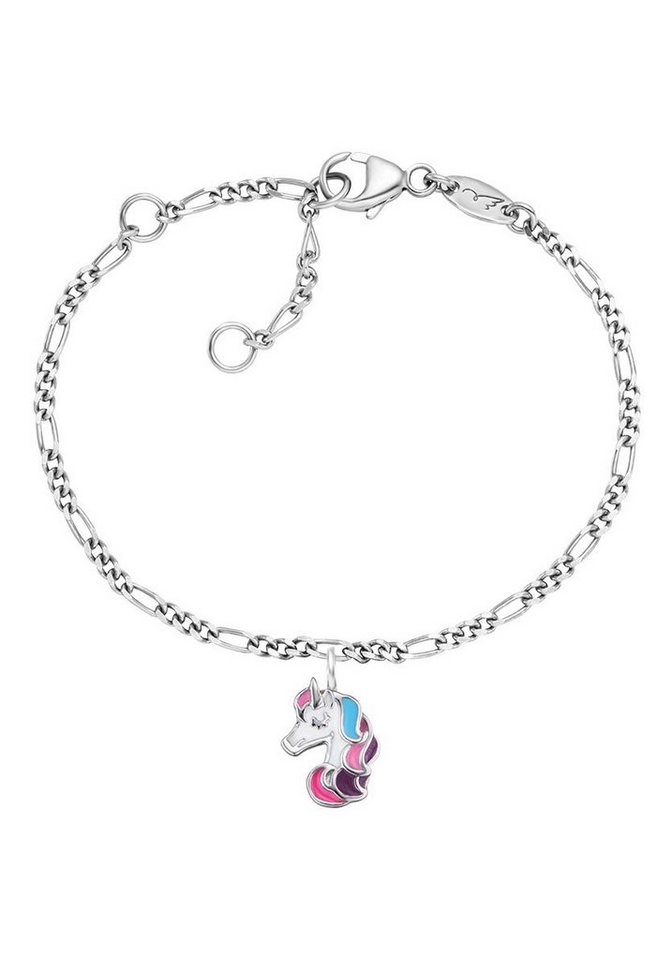 Herzengel Silberarmband Einhorn, HEB-UNICORN01, mit Emaille von Herzengel