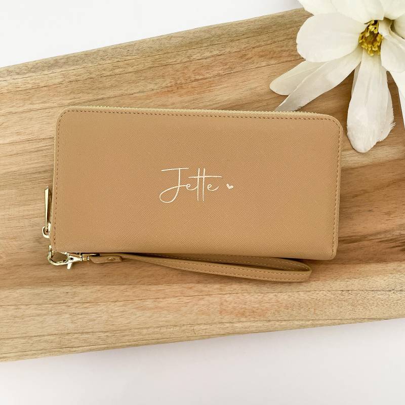 Damen Geldbörse 2In1 | Portemonnaie Groß Geldbeutel Personalisiert Geschenk Geschenkidee Mit Namen Und Herz von HerzensFirlefanz