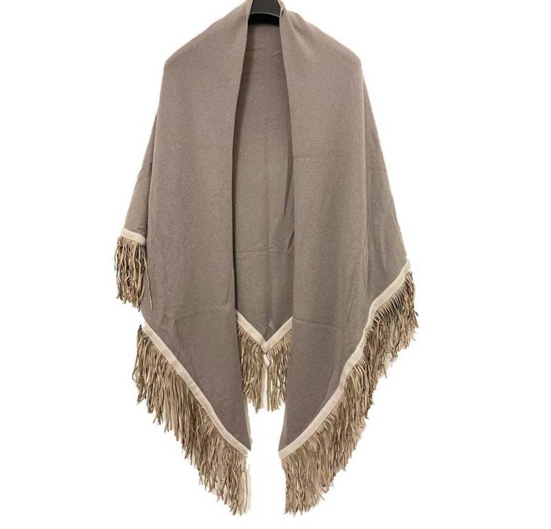 Herzensangelegenheit Dreieckstuch Dreieckstuch mit Lederfranzen – Wolle & Kaschmir Herzensangelegenheit Dreieckstuch Dreieckstuch mit Lederfranzen – Wolle & Kaschmir von Herzensangelegenheit