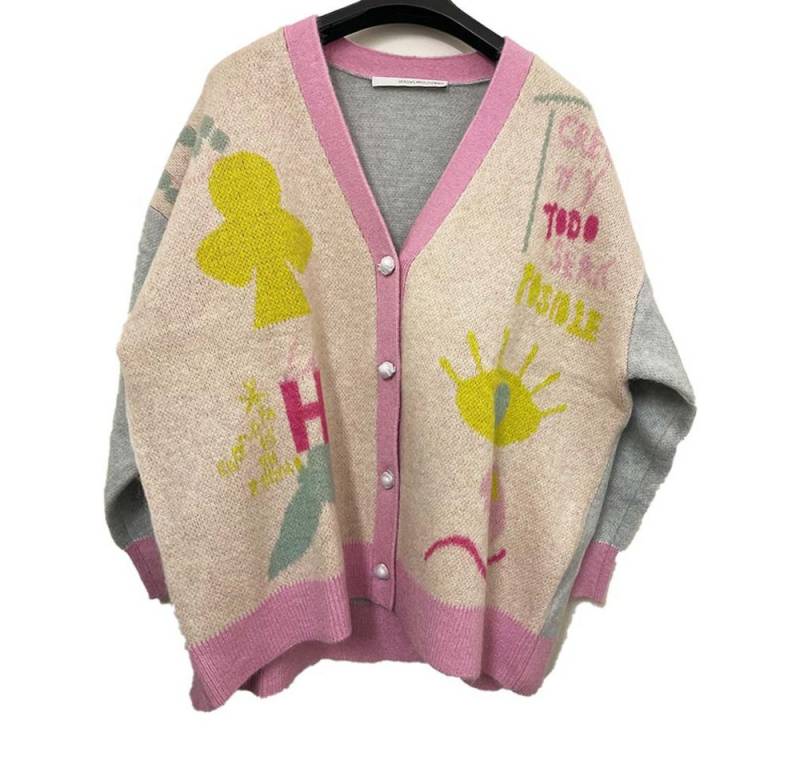 Herzensangelegenheit Strickjacke Strickjacke 25254-1305- feather multi farbe Herzensangelegenheit Strickjacke Strickjacke 25254-1305- feather multi farbe von Herzensangelegenheit