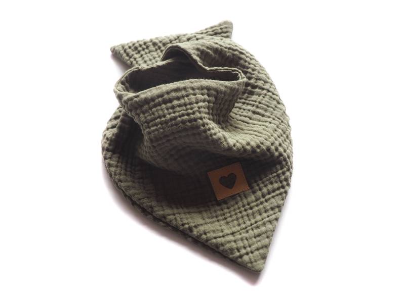 Halstuch Musselin Geschenk Geburt Baby von HerzenskinderDesign