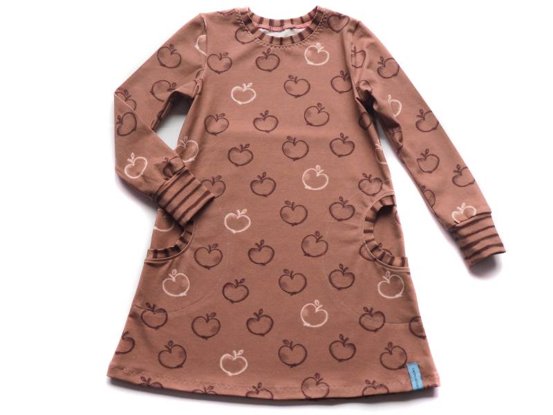 Kleid Mädchen Äpfel Geschenk Geburtstag von HerzenskinderDesign