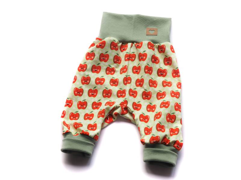 Pumphose Äpfel Retro Geburt Baby von HerzenskinderDesign