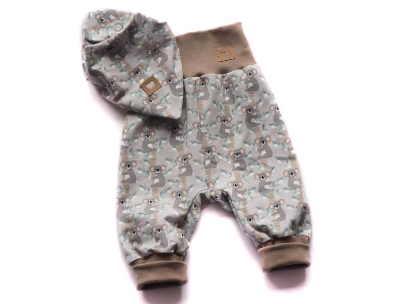 Pumphose Halstuch Koala Geburt Baby Taufe von HerzenskinderDesign