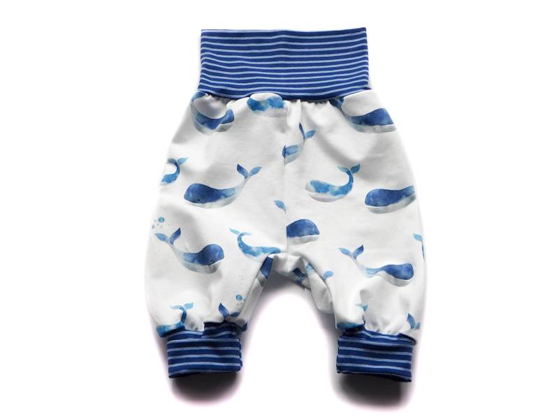 Pumphose Haremshose Wal Geburt Baby von HerzenskinderDesign