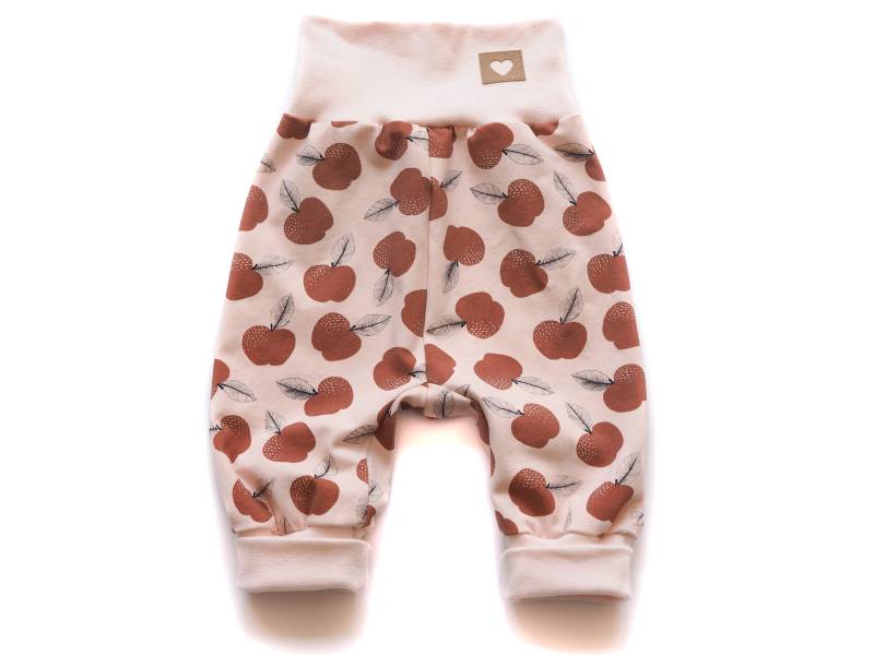 Pumphose Mädchen Äpfel Geburt Baby von HerzenskinderDesign