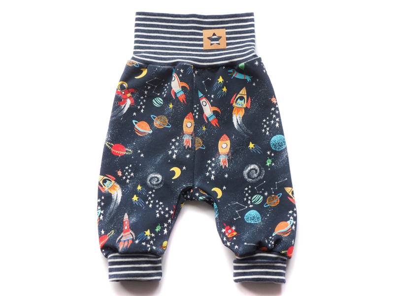 Pumphose Raumfahrt Stern Geburt Baby von HerzenskinderDesign