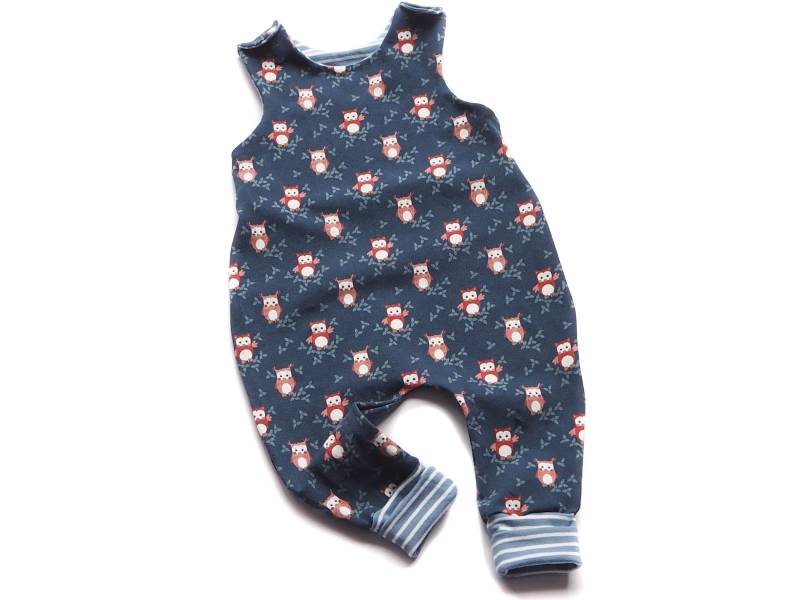 strampler Eule Geburt Baby Geschenk von HerzenskinderDesign