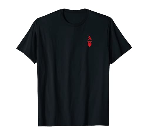Herren Ass Herz T-Shirt Herren Ass Herz T-Shirt von Herzenskönig