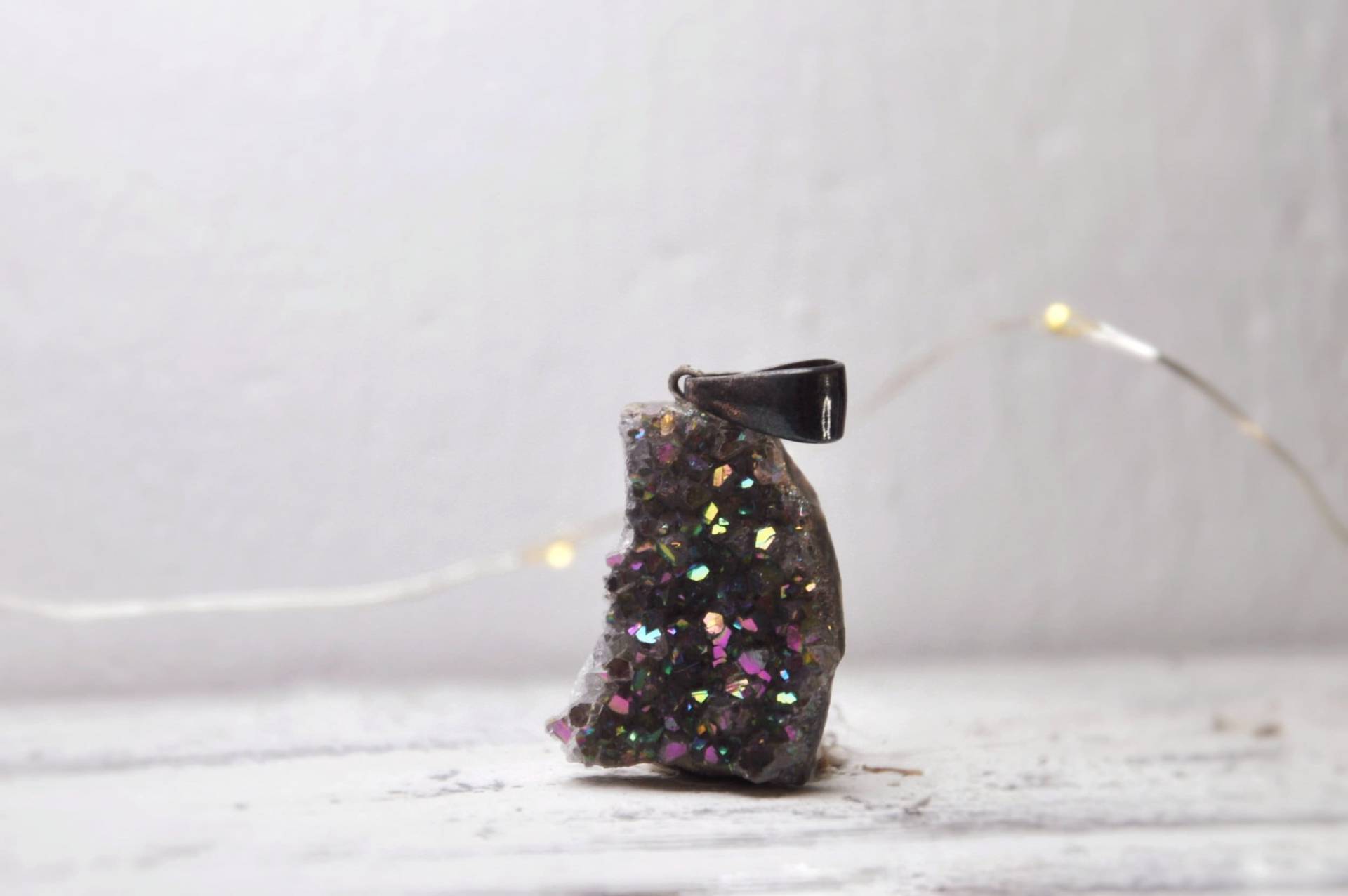 Titan Quarz Anhänger/Aura Vintage Druzy Fantasy Magic Witch Viking Titan Quarz Anhänger/Aura Vintage Druzy Fantasy Magic Witch Viking von Herzgoettin