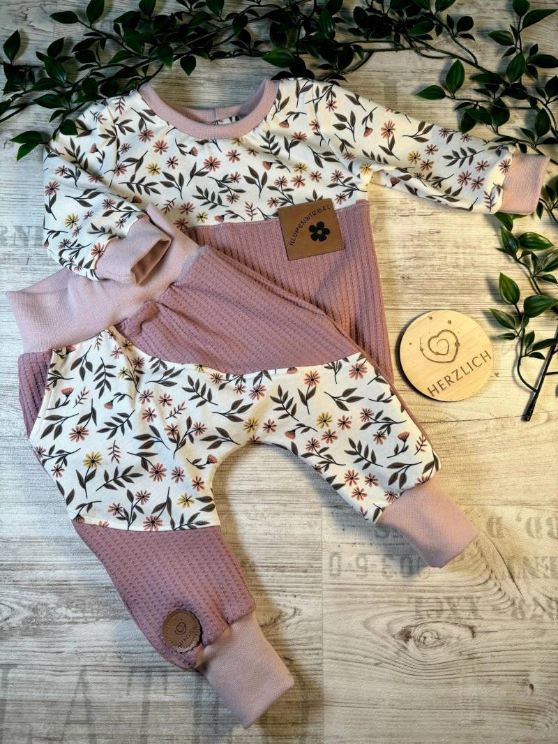 Kinderkleidung Set "Blumenwirbel" Herzlichbysebastian von HerzlichbySebastian