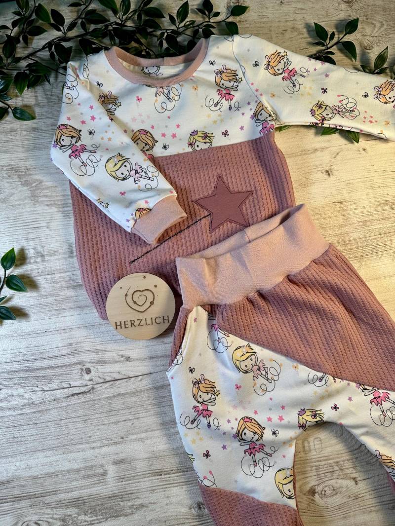 Kinderkleidung Set Pulli Hose "Primaballerina" Herzlichbysebastian von HerzlichbySebastian