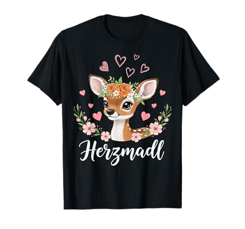 Herzmadl Hirsch Passend für Oktoberfest Damen Trachtenshirt T-Shirt Herzmadl Hirsch Passend für Oktoberfest Damen Trachtenshirt T-Shirt von Herzmadl Damen Trachten