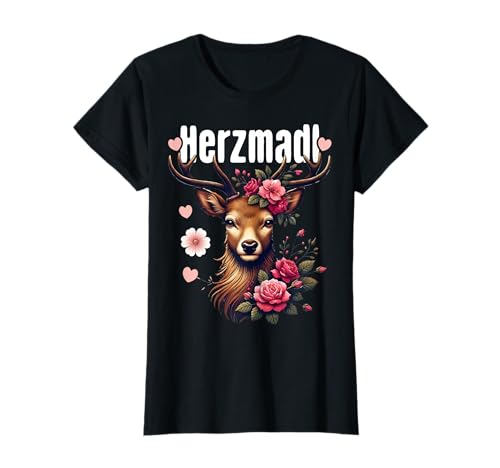 Trachtenshirt Damen Herzmadl Shirt Passend für Oktoberfest T-Shirt Trachtenshirt Damen Herzmadl Shirt Passend für Oktoberfest T-Shirt von Herzmadl Shirt Damen Trachtenshirt