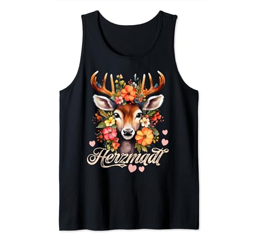 Herzmadl Trachtenshirt Damen Passend für Oktoberfest Damen Tank Top Herzmadl Trachtenshirt Damen Passend für Oktoberfest Damen Tank Top von Herzmadl Trachtenshirts Damen & Kinder