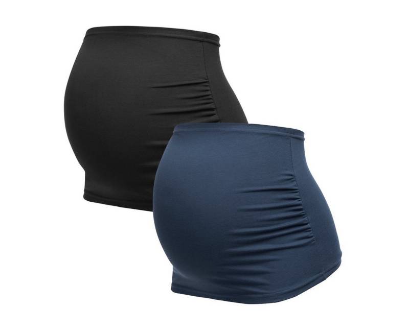 Herzmutter Bauchband Umstands-Schwangerschafts-Bauchbänder - 2er-Set - Baumwolle von Herzmutter