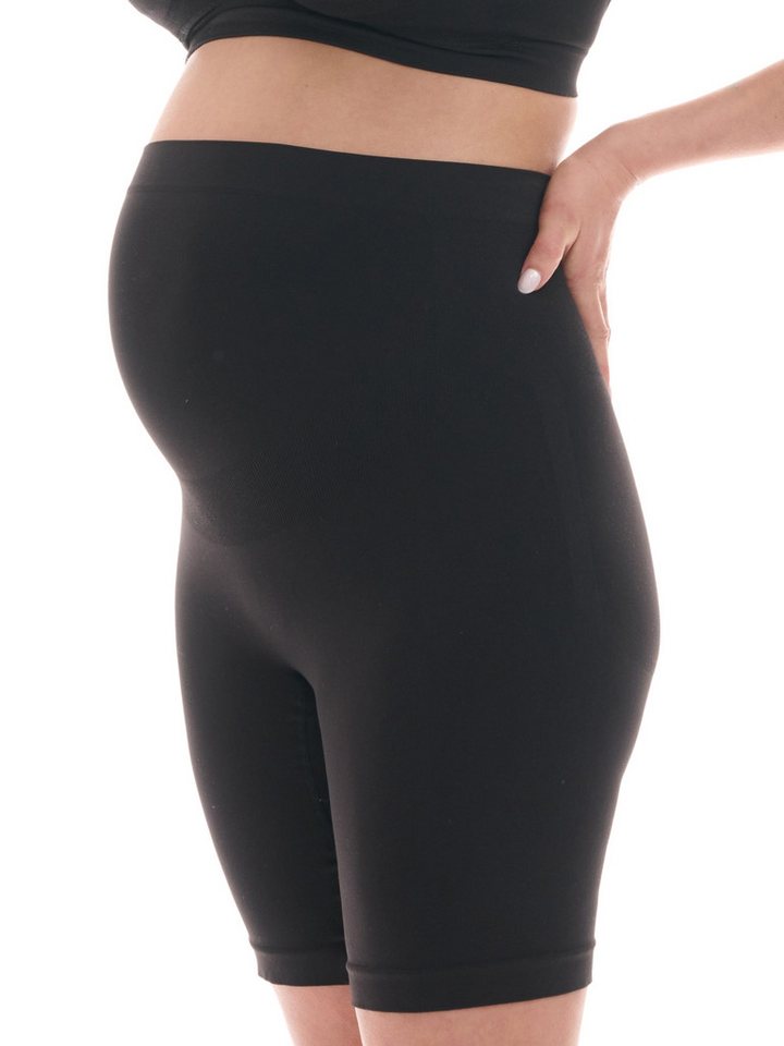 Herzmutter Umstandsslip Nahtlos - Schwangerschaftsslip Stützend - Langbein (Einzelpack, 1-St) von Herzmutter