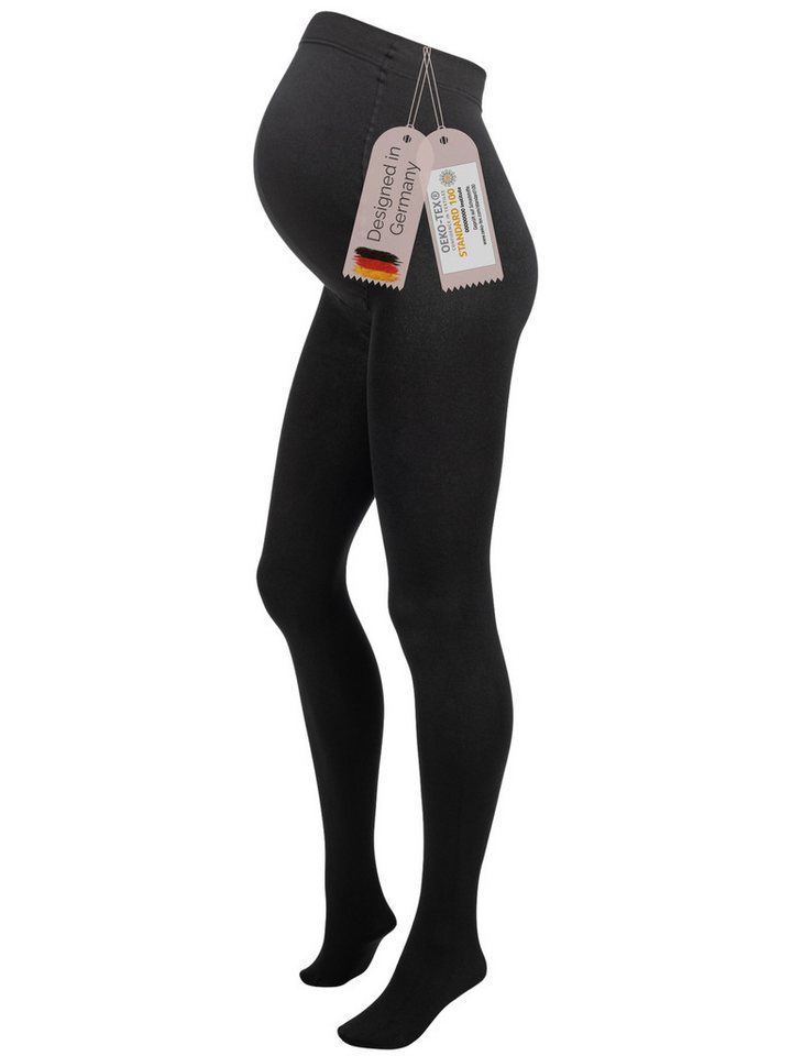 Herzmutter Umstandsstrumpfhose Thermo-Umstandsstrumpfhose - Warme Schwangerschaftsstrumpfhose von Herzmutter