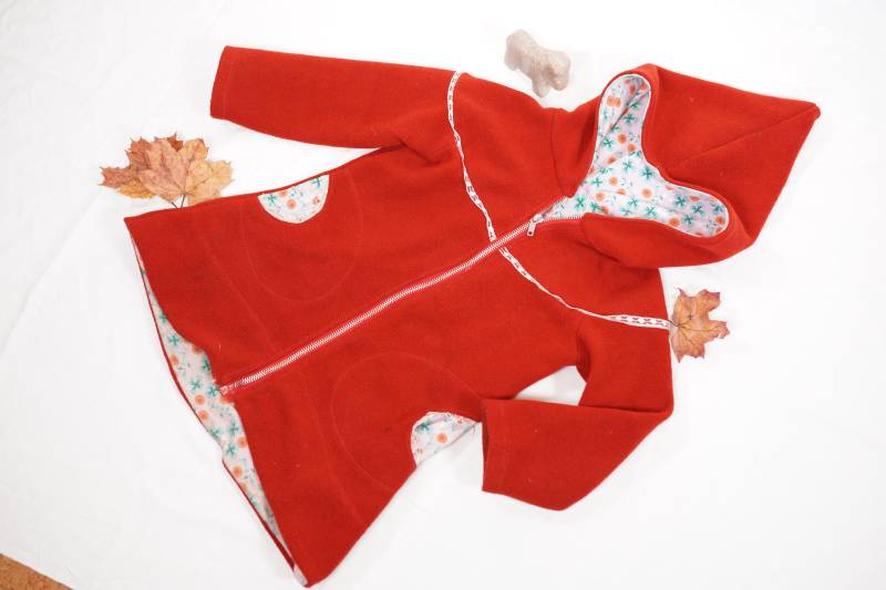 Wollwalk Mantel/Jacke "Frau Ke" Tailliert - Pflegeleicht Handarbeit Farbauswahl von HerznahtVonAntje