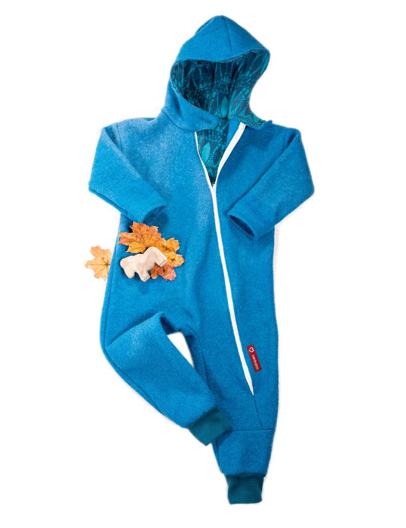 Wollwalkanzug/Overall "Herr Bert" Unisex, Farbauswahl, Wunschdesign, Windschutz, Einteiler von HerznahtVonAntje