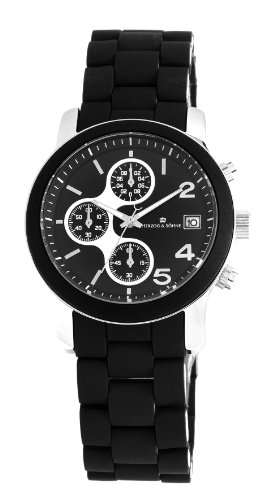 Herzog & Söhne Damen-Armbanduhr Chronograph Quarz Edelstahl HS402-122 Herzog & Söhne Damen-Armbanduhr Chronograph Quarz Edelstahl HS402-122 von Herzog & Söhne