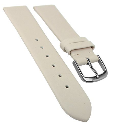 Herzog Design I Uhrenarmband Kalbsleder Creme 20515S, Stegbreite:16mm von Herzog