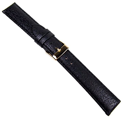 Econ Uhrenarmband Leder schwarz 20730G, Stegbreite:18mm von Herzog