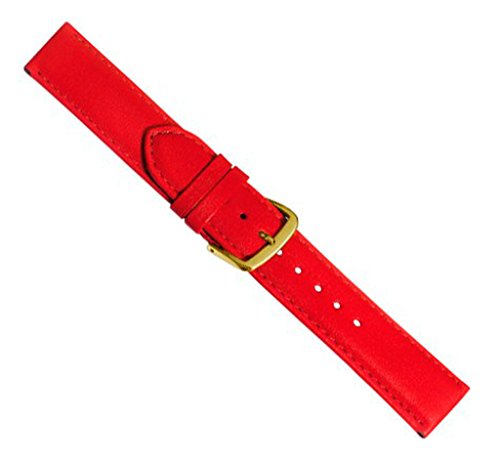 Beach Uhrenarmband Kalbsleder Rot 20414G, Stegbreite:20mm von Herzog