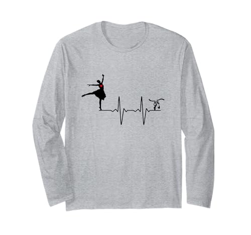 Ballett Herzschlag Ballerina Balletkleid Mädchen Geschenk Langarmshirt Ballett Herzschlag Ballerina Balletkleid Mädchen Geschenk Langarmshirt von Herzschlag Balett Ballerina oder Balletttänzerin
