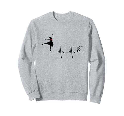 Ballett Herzschlag Ballerina Balletkleid Mädchen Geschenk Sweatshirt Ballett Herzschlag Ballerina Balletkleid Mädchen Geschenk Sweatshirt von Herzschlag Balett Ballerina oder Balletttänzerin