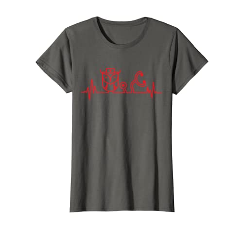 Damen Herzschlag Krankenschwester Eule Geschenk MFA T-Shirt Damen Herzschlag Krankenschwester Eule Geschenk MFA T-Shirt von Herzschlag Krankenschwester Geschenk Kollektion