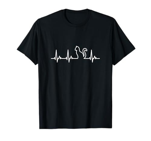 Herzschlag TShirt Katze EKG Shirt Katzen T-Shirt Kater T-Shirt Herzschlag TShirt Katze EKG Shirt Katzen T-Shirt Kater T-Shirt von Herzschlag T-Shirts von SAMMODA