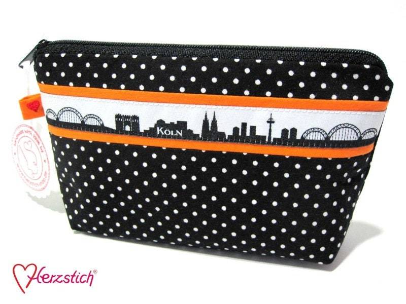 Kosmetiktäschchen "städteliebe" Köln von Herzstich