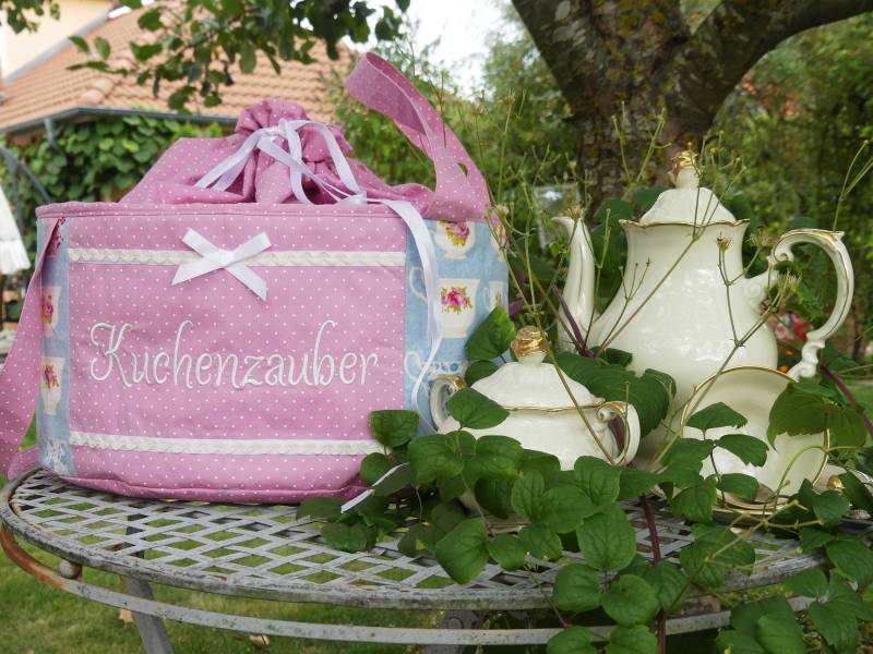 Unikat "Kuchenzauber" Transporttasche von Herzstich