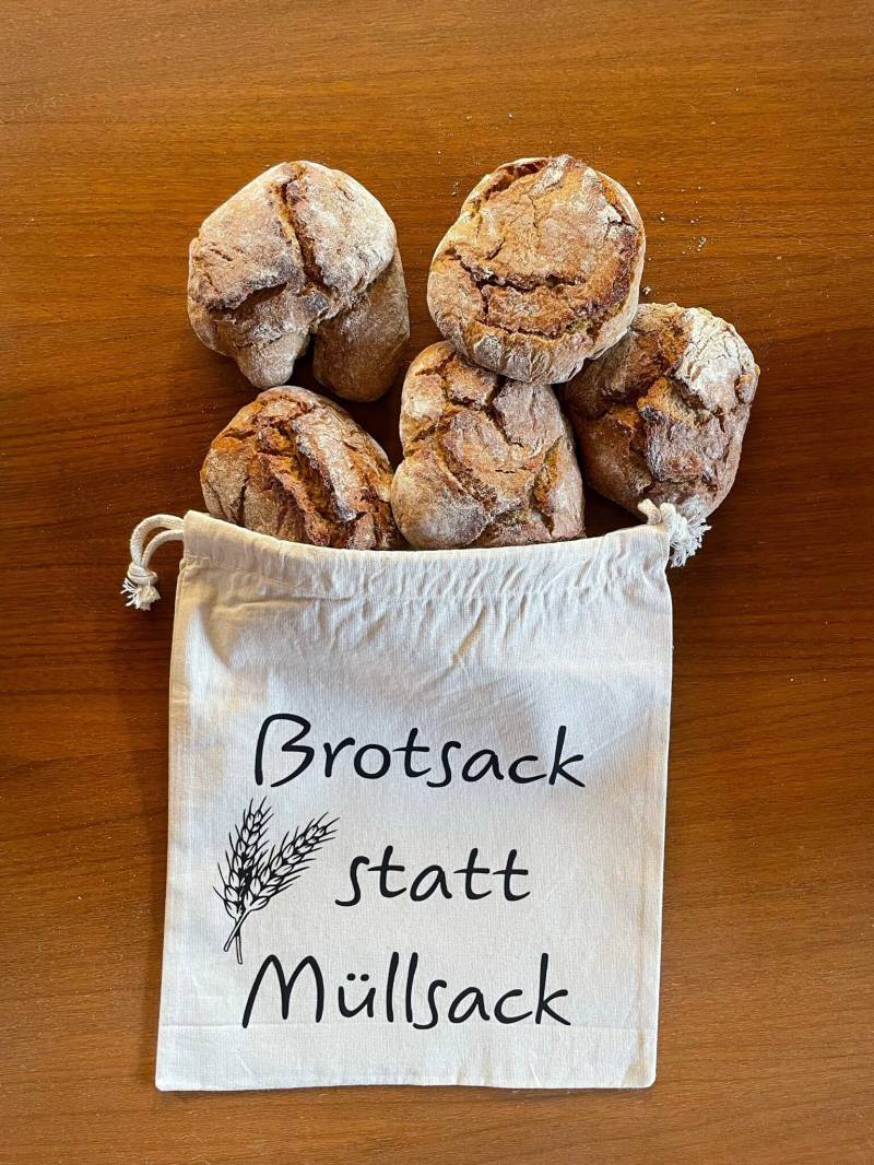 Brotbeutel/Brötchenbeutel Nachhaltig Aus Baumwollstoff Brotsack Statt Müllsack Brotbeutel/Brötchenbeutel Nachhaltig Aus Baumwollstoff Brotsack Statt Müllsack von HerzstueckevonJulia