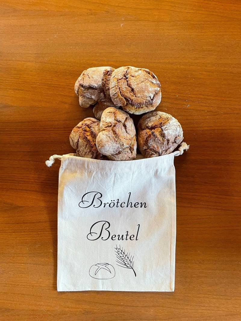 Brotbeutel/Brötchenbeutel Nachhaltig Aus Baumwollstoff Brotbeutel/Brötchenbeutel Nachhaltig Aus Baumwollstoff von HerzstueckevonJulia