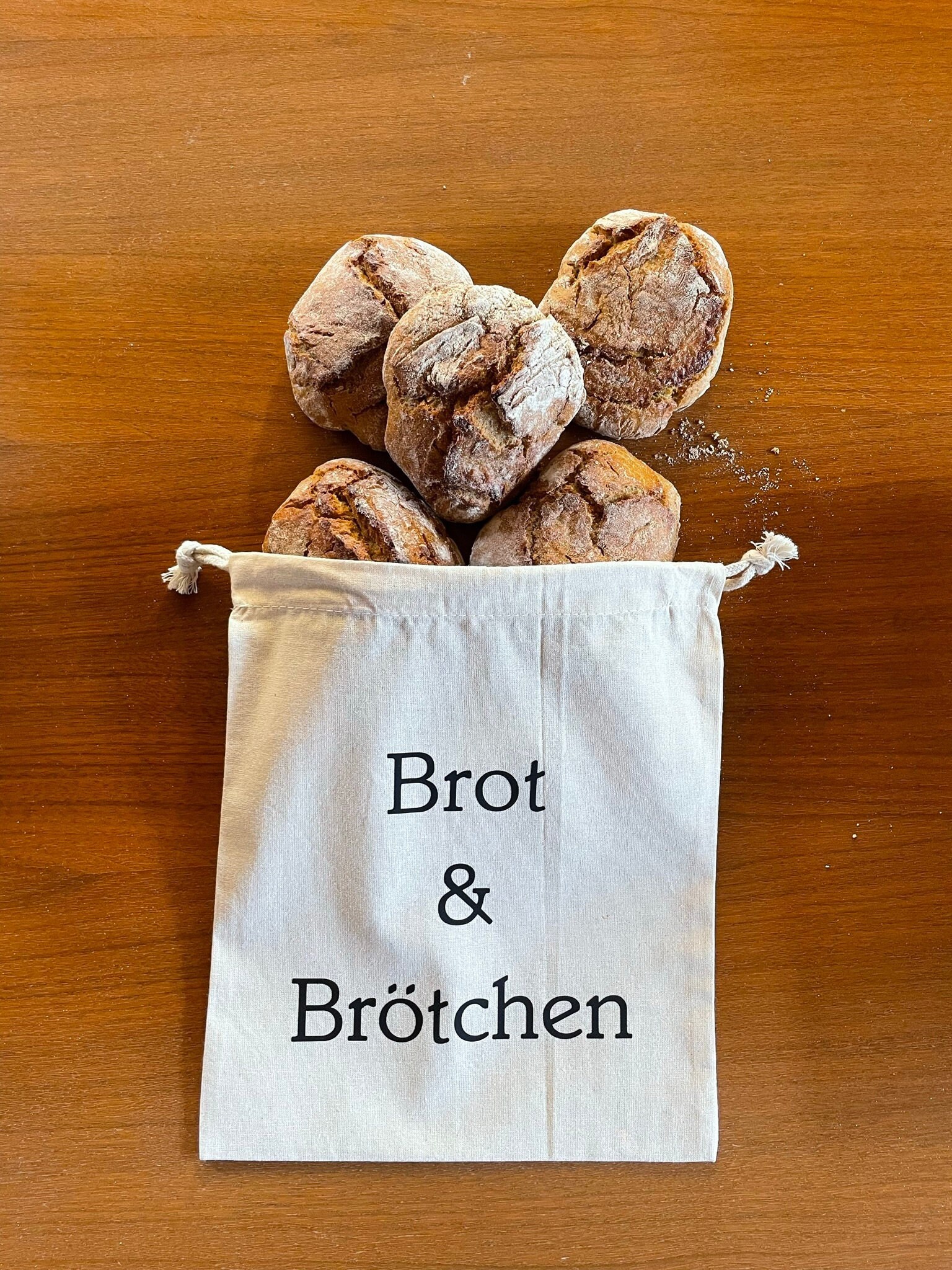 Brotbeutel/Brötchenbeutel Nachhaltig Aus Baumwollstoff Brotbeutel/Brötchenbeutel Nachhaltig Aus Baumwollstoff von HerzstueckevonJulia