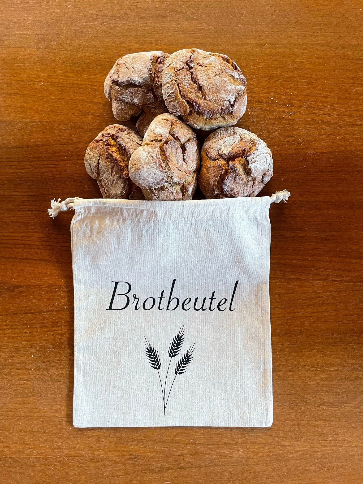 Brotbeutel/Brötchenbeutel Nachhaltig Aus Baumwollstoff Brotbeutel/Brötchenbeutel Nachhaltig Aus Baumwollstoff von HerzstueckevonJulia