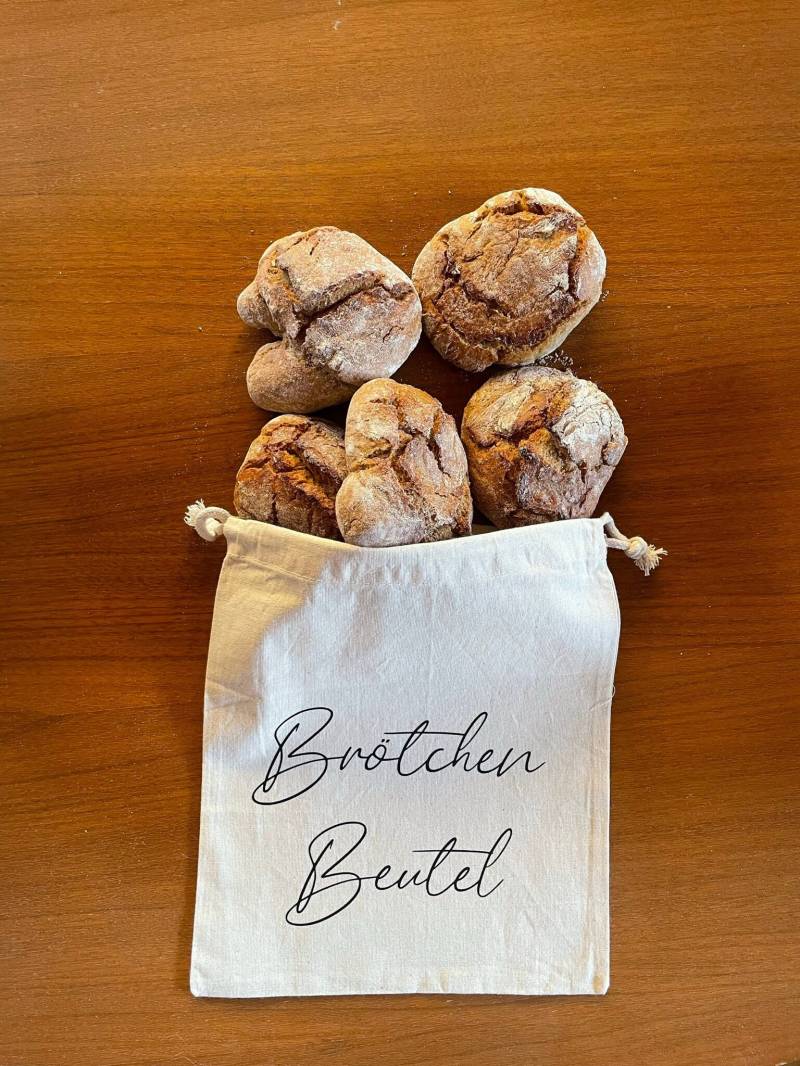 Brotbeutel/Brötchenbeutel Nachhaltig Aus Baumwollstoff Brotbeutel/Brötchenbeutel Nachhaltig Aus Baumwollstoff von HerzstueckevonJulia