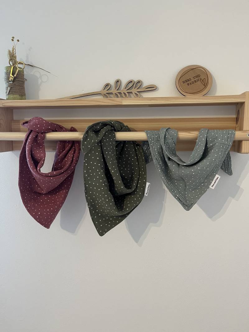 Musselintuch Halstuch Dreieckstuch Kinder Und Babys von HerzundFadenhandmade