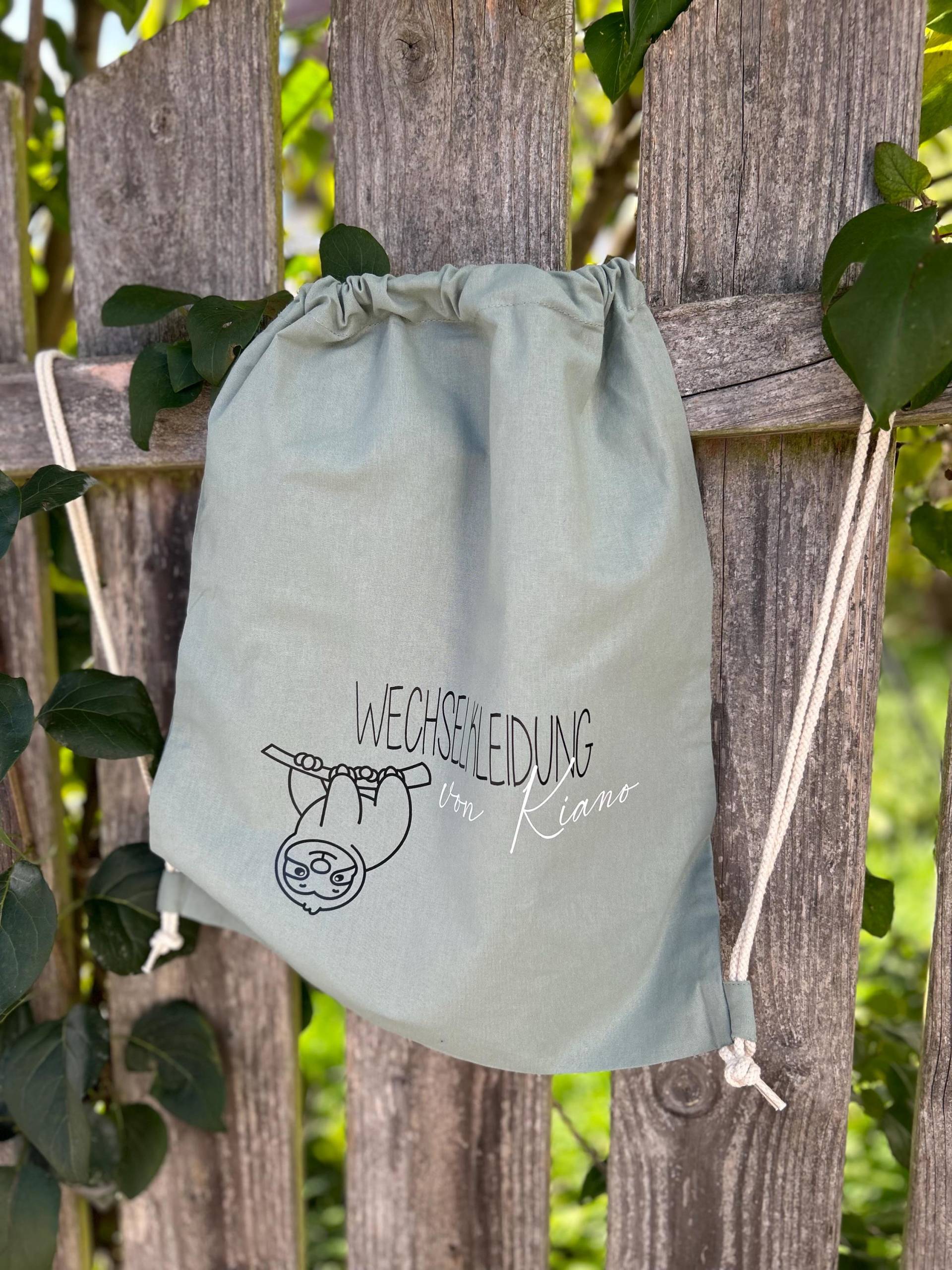 Beutel Für Wechselkleidung | Wechselklamotten Geschenk Personalisiert Kindergartenstart Kitastart Wechseltasche Wechselbeutel von HerzwunschDesign